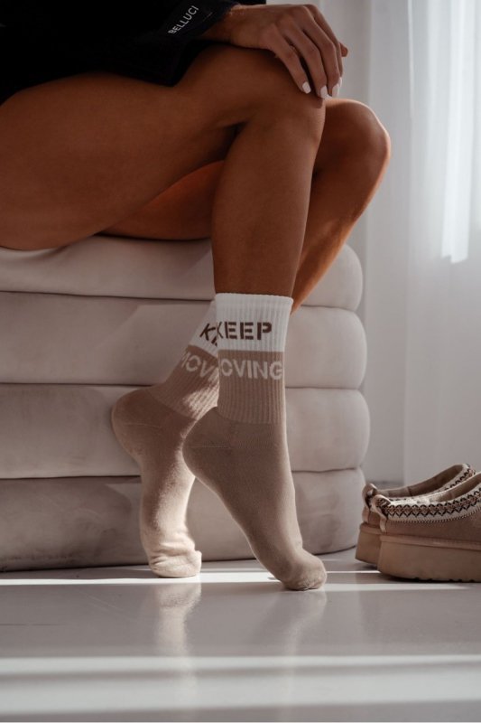 MILENA Skarpetki damskie półfrotte UNIQUE KEEP MOVING 0071.008