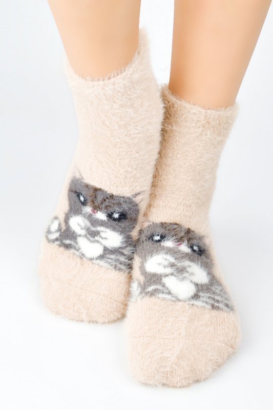 NOVITI SKARPETY PUCHATE KOT SP009