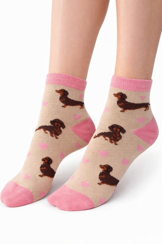 GATTA PERFECT WOMAN-Skarpetki wzorowane damskie U84.01P