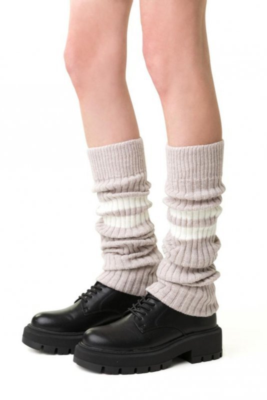 STEVEN Getry wełniane 068 paski