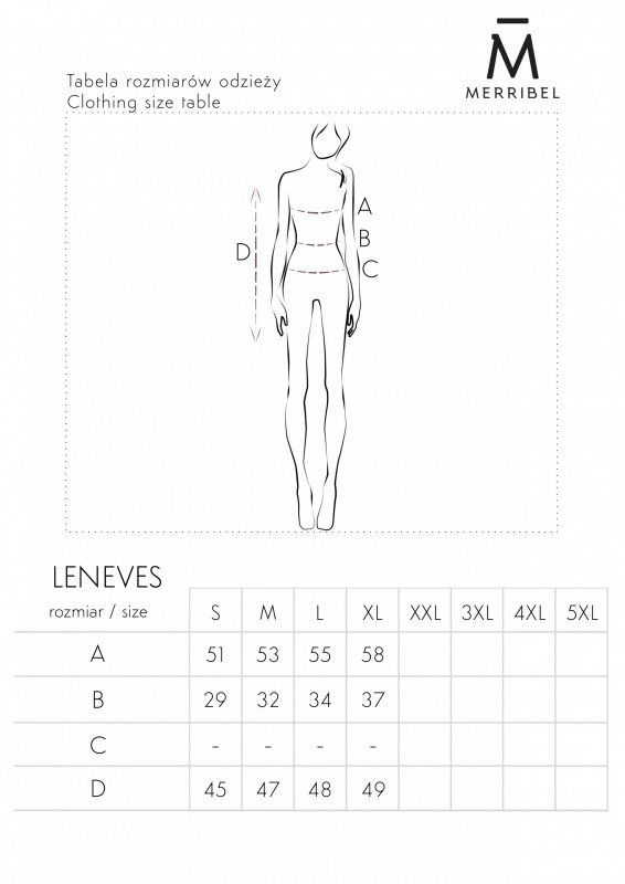 Merribel Leneves Blue D05 dres