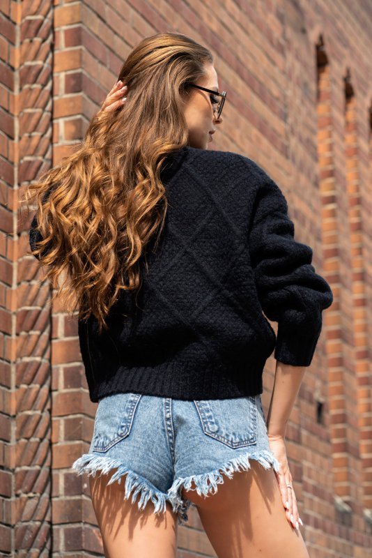 Merribel Xmasin Black sweter