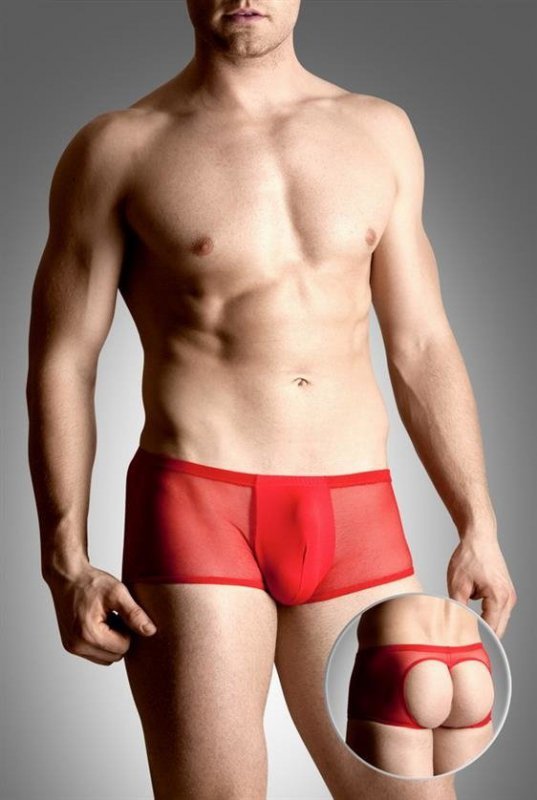 SoftLine Collection Mens shorts 4493 czerwony