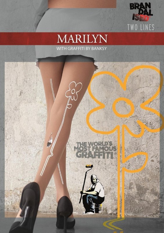 Marilyn RAJSTOPY MARILYN BANKSY TWO LINES