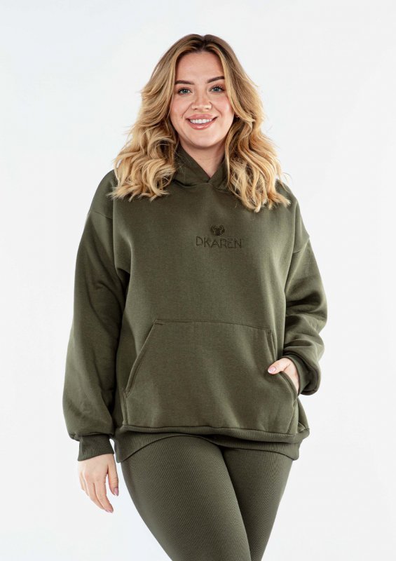 D Karen Bluza Randi H1 KHAKI BAWEŁNA GRUBA