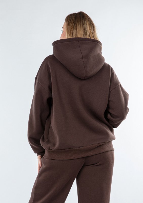 D Karen Bluza DK-K-B6-H1 CZEKOLADA BAWEŁNA GRUBA