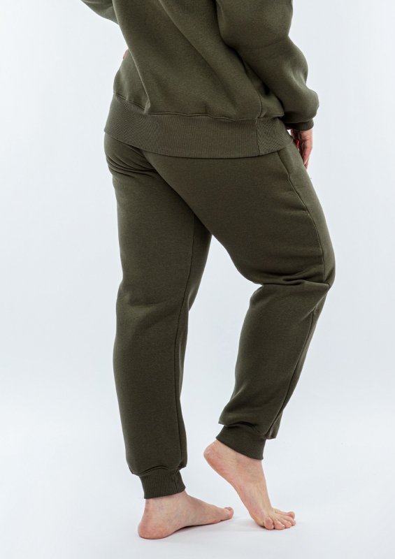 D Karen Spodnie DK-K-B6-H1 KHAKI BAWEŁNA GRUBA
