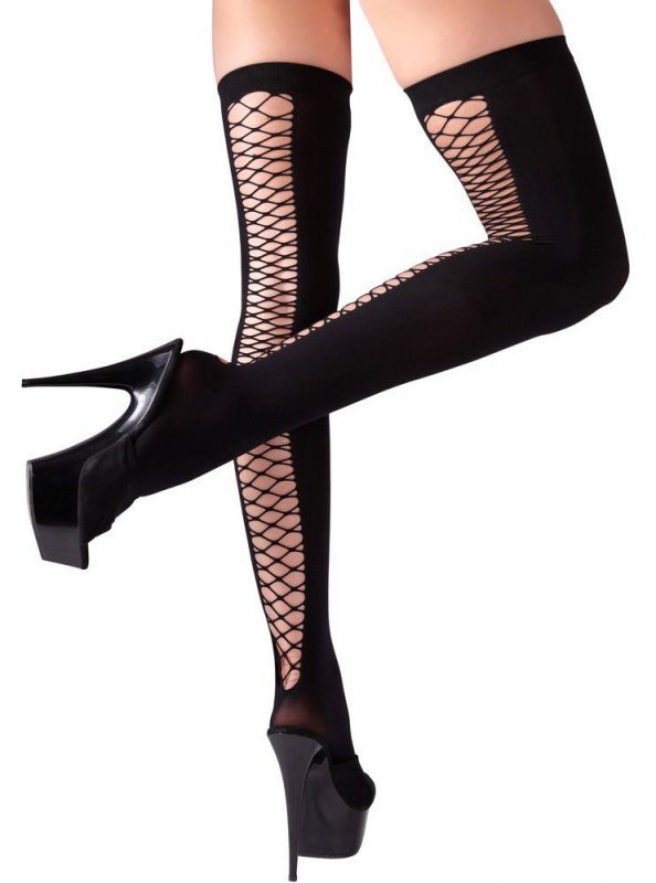 Cottelli LEGWEAR Thigh-high Net Stockings