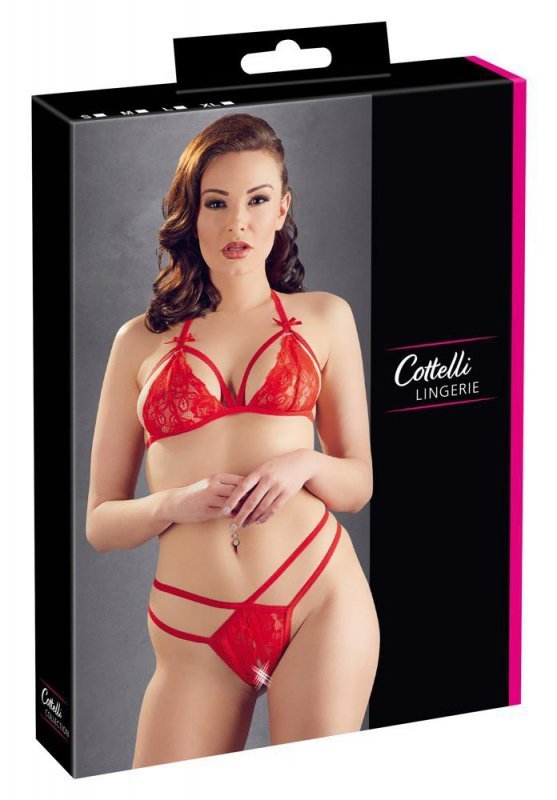 Cottelli LINGERIE Lace Set red