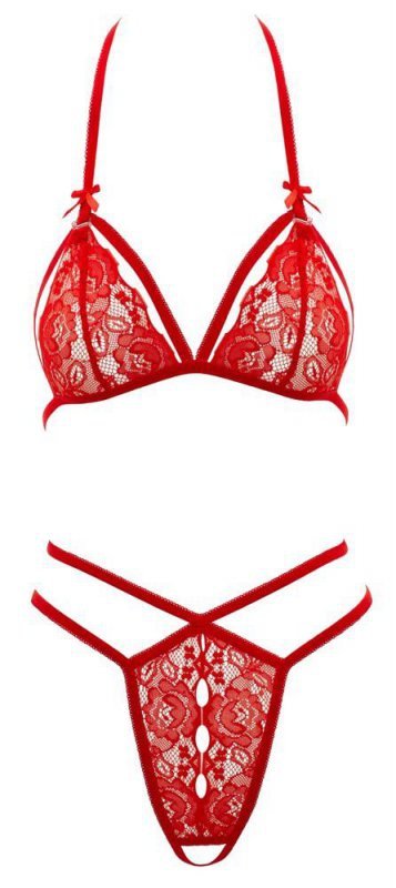 Cottelli LINGERIE Lace Set red