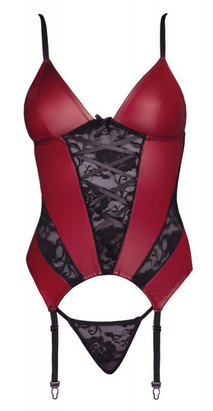 Cottelli LINGERIE Basque red/black