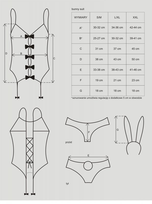 Obsessive Bunny suit kostium