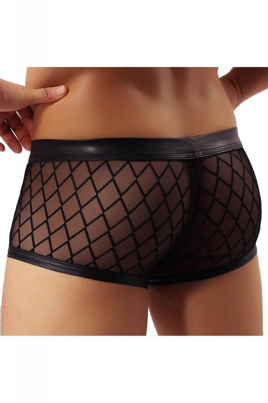 Paris Hollywood MEN&#39;S BOXERS MP056 BLACK