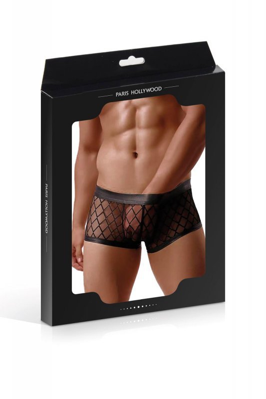 Paris Hollywood MEN&#39;S BOXERS MP056 BLACK