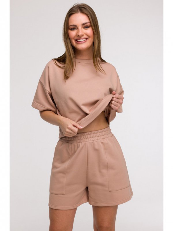 BeWear B295 Szorty z kieszeniami - mokka