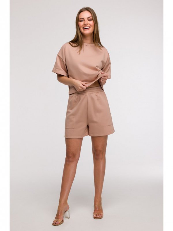 BeWear B295 Szorty z kieszeniami - mokka