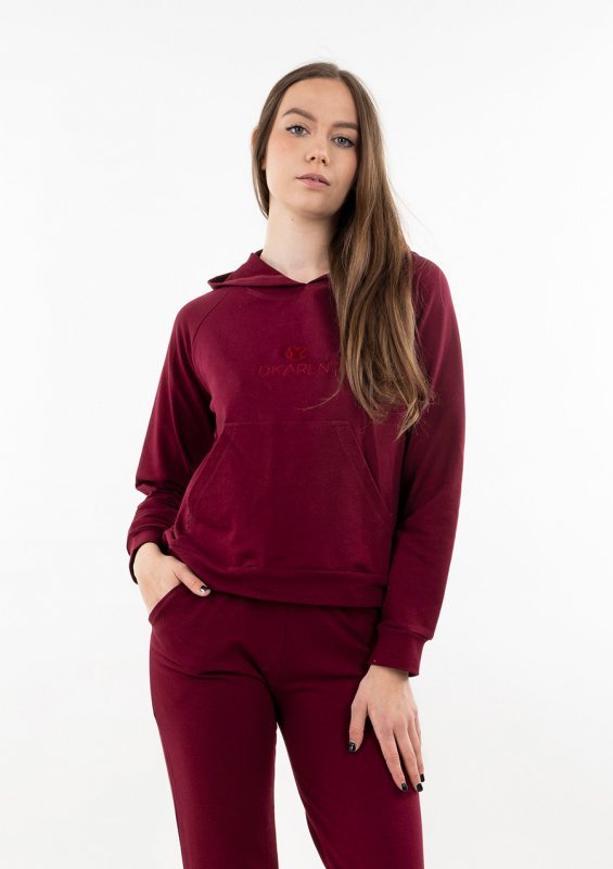 D Karen Bluza Seattle H1 BORDO BAWEŁNA