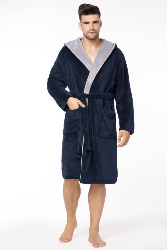 Envie SZLAFROK ENVIE ADAM NAVY/GREY