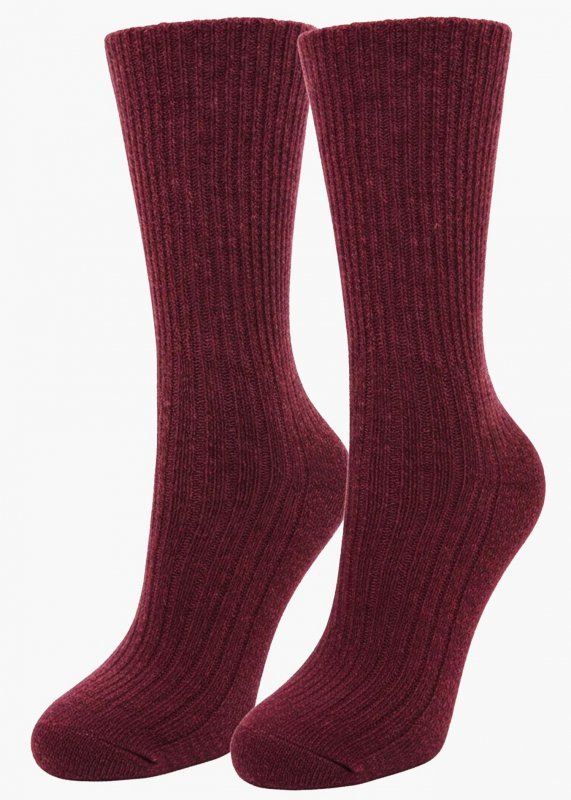 Marilyn SKARPETY MARILYN DAMSKIE WOOL SOFT BURGUND