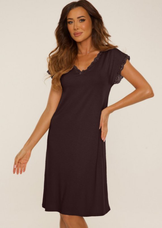 De Lafense KOSZULA DE LAFENSE 816 HAZEL 3XL-4XL CZEKOLADA