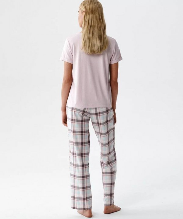 Atlantic PIŻAMA ATLANTIC NLP-513 WL26 PUDROWY