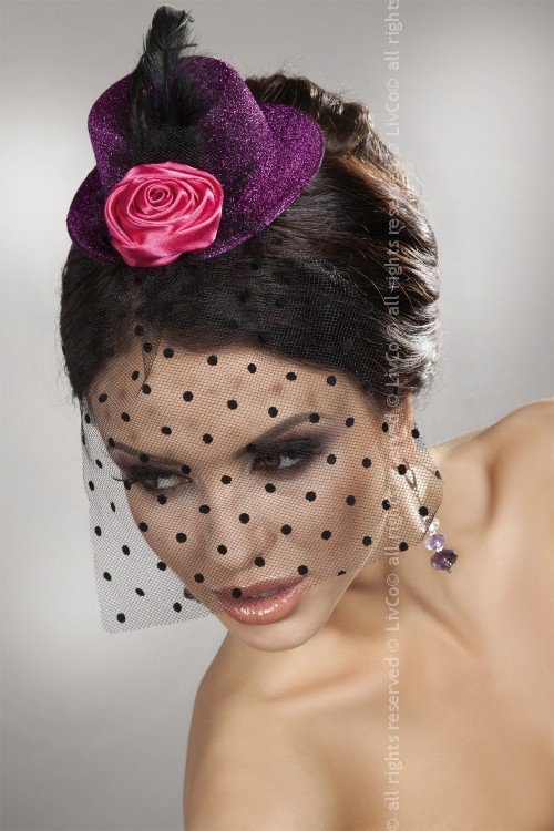 LivCo Corsetti Fashion Mini Top Hat LC 12026 Model 10