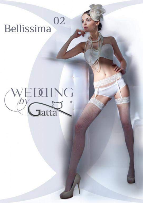 Gatta POŃCZOCHY GATTA WEDDING BELLISSIMA WZ 02