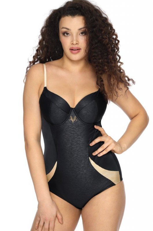AVA STRÓJ KĄPIELOWY SKJ 46 BLACK MAXI