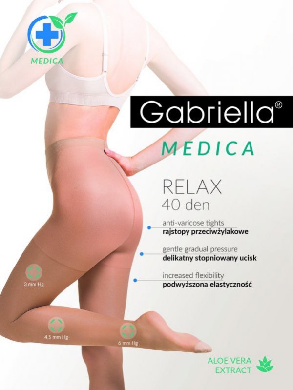 GABRIELLA RAJSTOPY MEDICA RELAX 40 DEN R.5