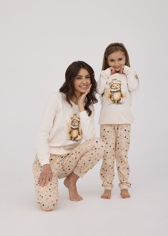 CORNETTE PIŻAMA GIRL KIDS 594/180 SWEET BEAR DR