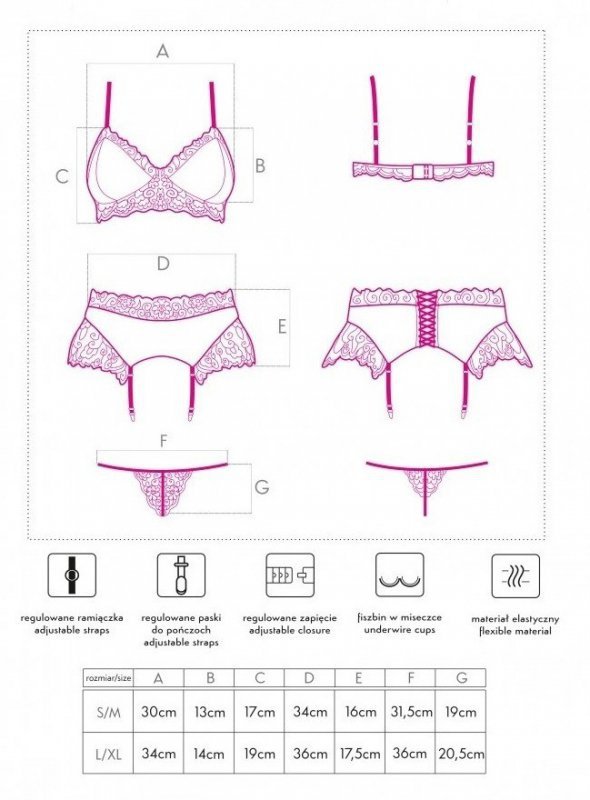 LIVCO CORSETTI KOMPLET NAHIR