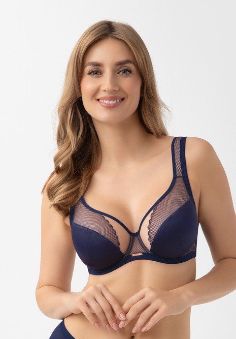 GORSENIA BIUSTONOSZ SOFT LUISSE K441/1 GRANATOWY