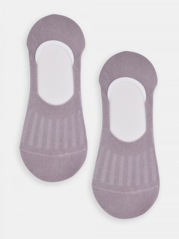 NOVITI STOPKI DAMSKIE SN060 NISKIE AŻUR SILIKON