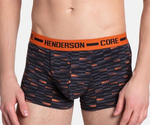Henderson Bokserki Ozzy 38288-MLC Zestaw 2 sztuk Grafitowo-Pomarańczowe
