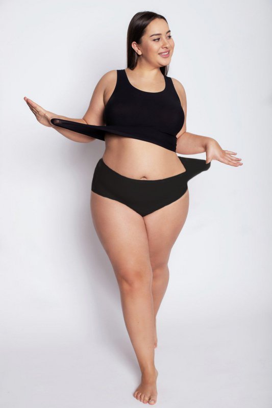 Julimex Figi Flexi-One Plus Size Maxi Czarne