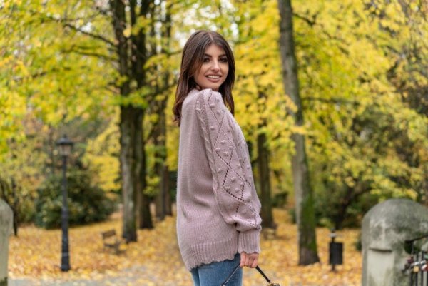 Merribel Sweter Versi Dusty Rose