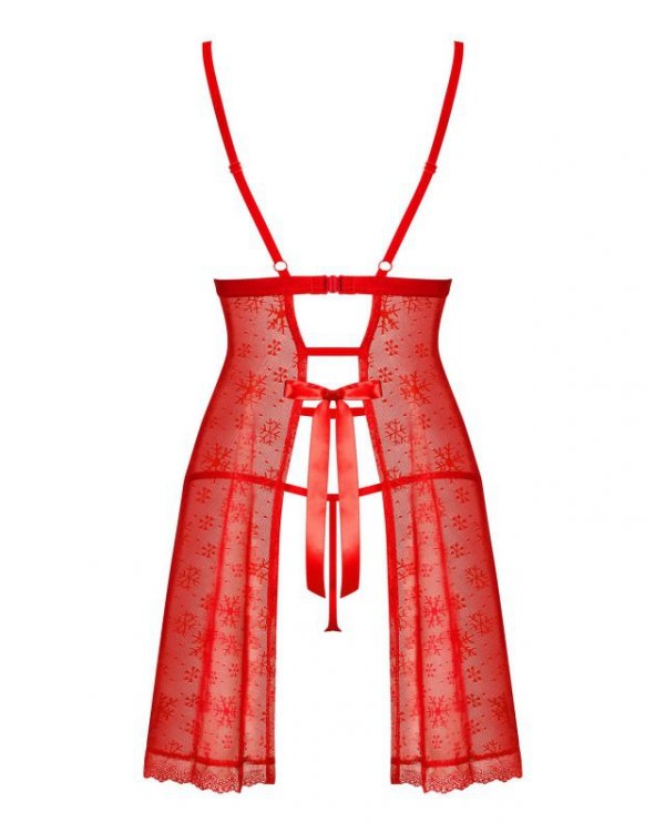 Obsessive Koszulka Claussica Babydoll Red