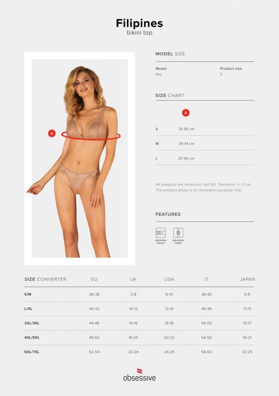 Obsessive Filipines bikini Top