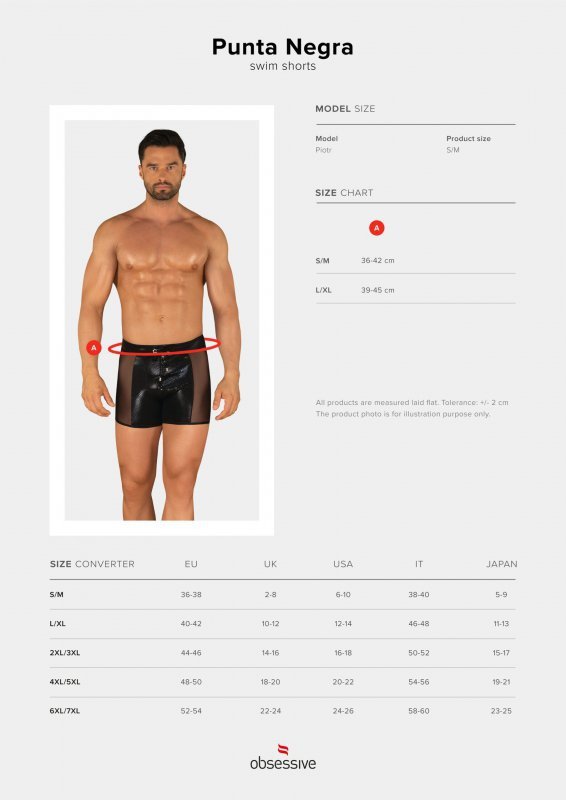 Obsessive Kąpielówki Punta Negra shorts Czarne