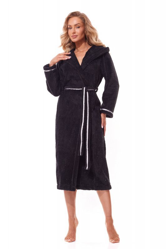 L&amp;L Szlafrok Soft Long 2322 Czarny