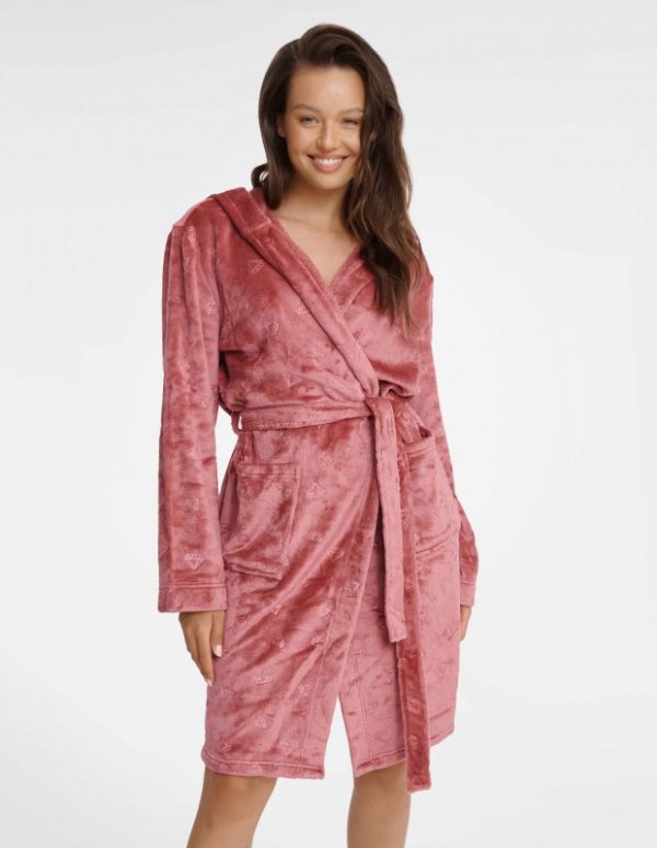 Henderson Ladies Szlafrok Glossy 41066-39X Różowy
