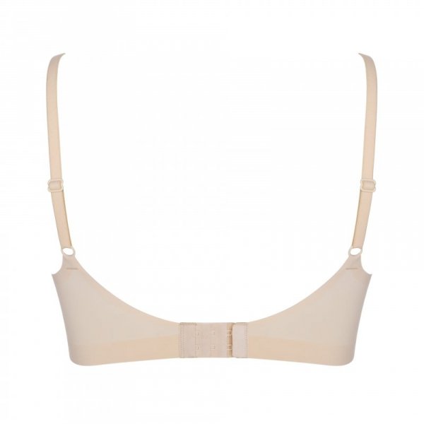 Julimex Biustonosz Simple t-shirt Bra Beżowy