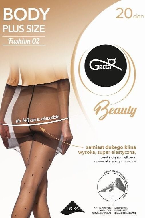 Gatta Rajstopy Body Plus Size 02 20 Den