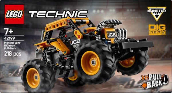 LEGO Klocki Technic 42199 Monster Jam DIGatron z napędem pull-back - WYSYŁKA 24H