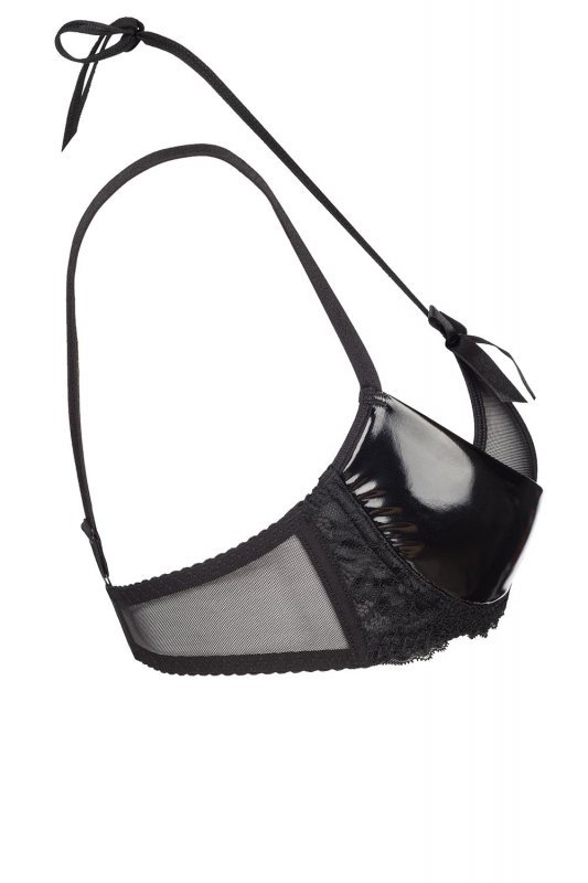Axami V-6471 Noir bielizna biustonosz półbiustonosz