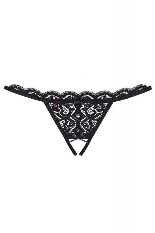 Obsessive 831-THC-1 bielizna majtki stringi otwarte