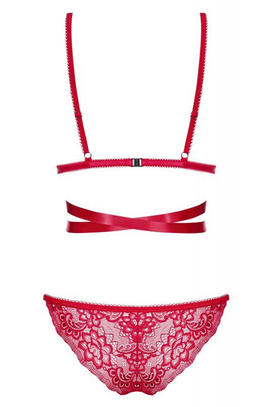 Obsessive Lovlea set bielizna nocna komplet biustonosz + figi