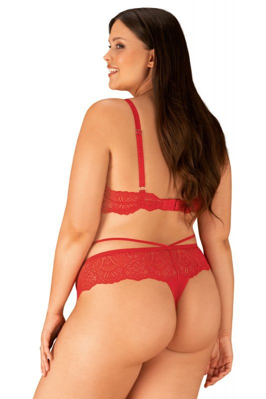 Obsessive Loventy 2-pcs set bielizna nocna komplet biustonosz + stringi