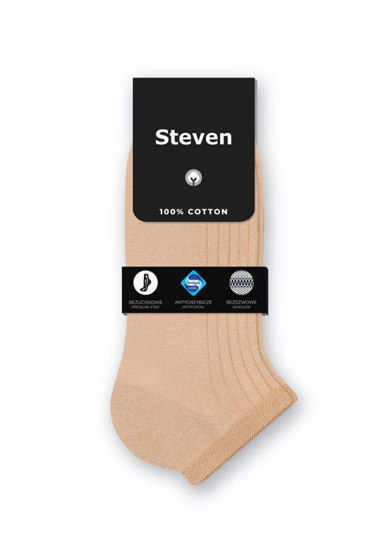 Steven 042 100% bawełny bielizna skarpety stopki