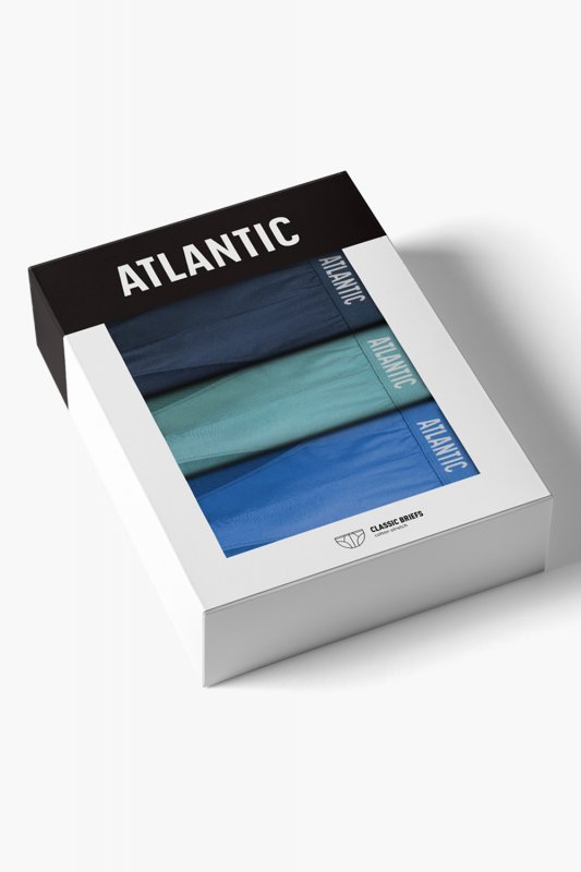 Atlantic 3MP-094 3-pack bielizna majtki slipy